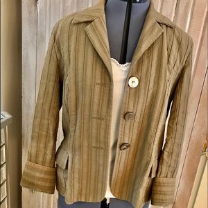 J Jill  Well Made hip length dress/casual jacket